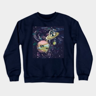 Zap Cat Trek Crewneck Sweatshirt